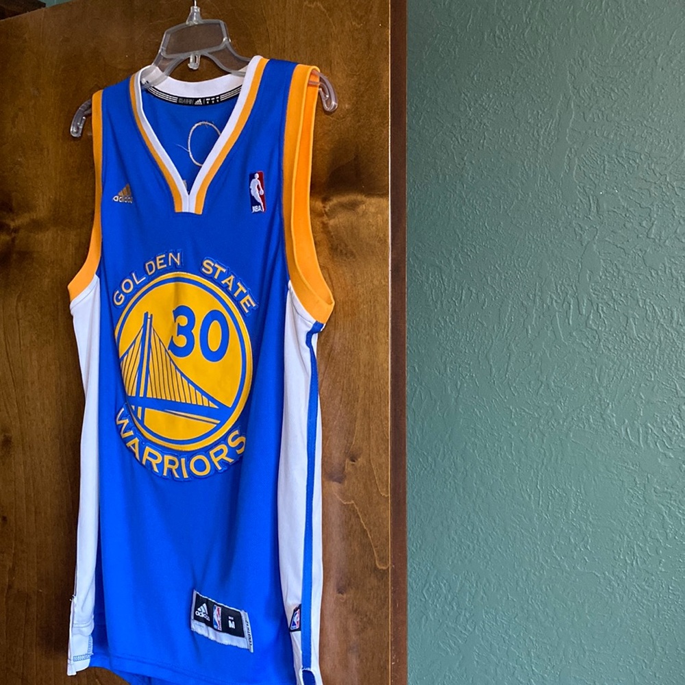 Mens’ 2016 Adidas Steph Curry Golden State Warriors Jersey
